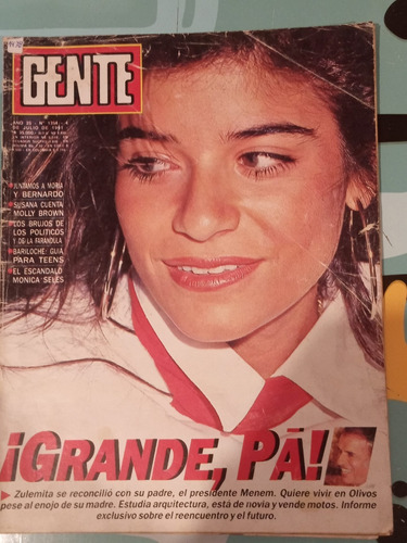 Revista Gente Menem Moría Casan 4 7 1991 N1354