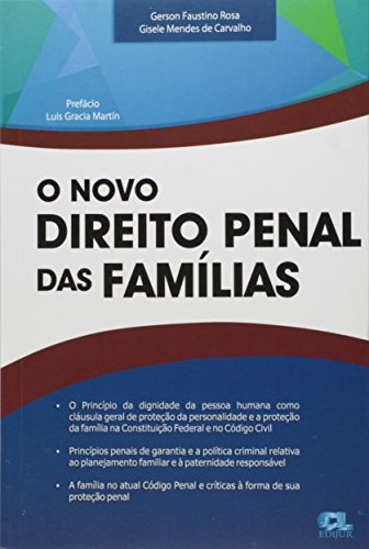 Libro Novo Direito Penal Das Famílias O De Gerson Faustino R