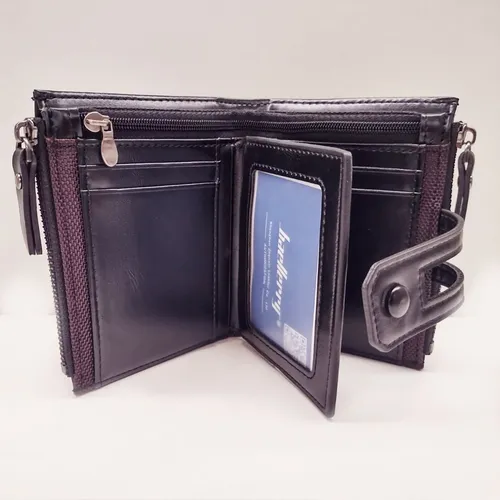 Cartera Baellerry De Cuero Con Monedero Cierre Para Hombre 290.57