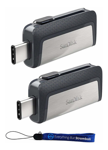 2 Pendrives Sandisk Ultra 256gb Two Pack Dual Drive Usb Type