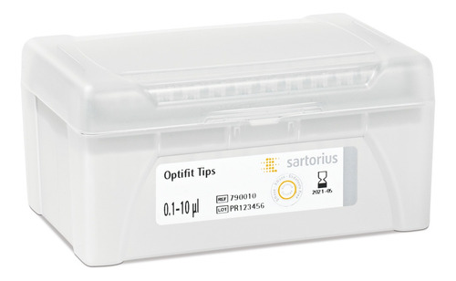 Rack Com 96 Ponteiras Optifit De 0.1-10ul Baixa Retenção Cor Incolor