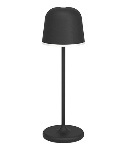 Portátil Mesa Led Negro Inalámb. Ip54 2,2w Cálida