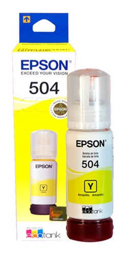 Tinta Epson Original L460 L4150 L4160 Amarillo Tienda Bagc