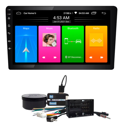 Multimídia Android Plus Roadstar Com Processador Quad Core