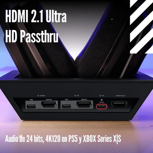 Audífono Astro A50 X Wireless For Ps5 Xbox Pc - Negro