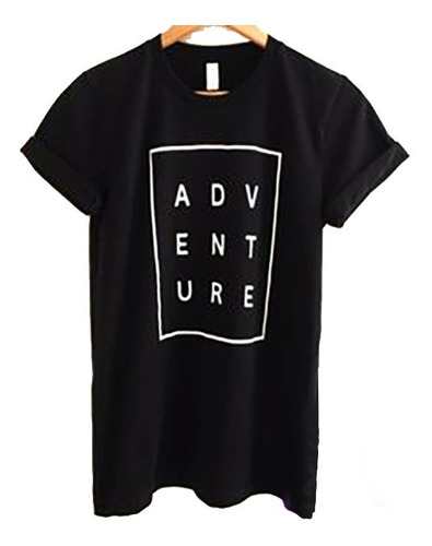 Playera Camiseta Nuevo Modelo Letras Adventure 