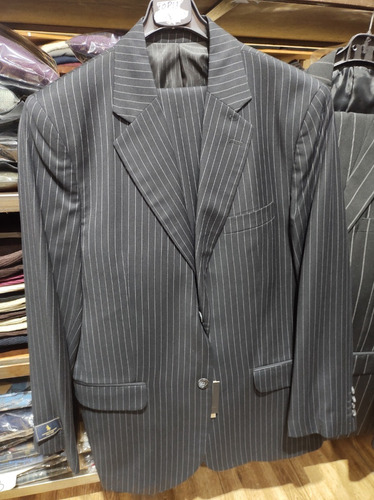 Imagen 8 de 9 de Ambo Saco Y Pantalon Rayado Maxima Calidad Clasico Vintage!!