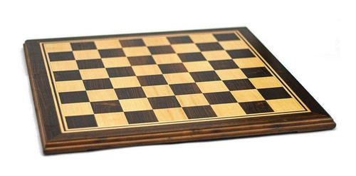 Imagem 1 de 1 de Tabuleiro De Xadrez Plano Grande De Madeira 771