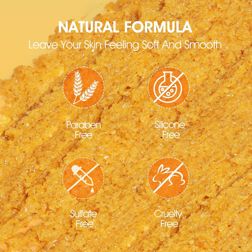 Exfoliante Corporal, Exfoliante Corporal De Cúrcuma, Con Ace