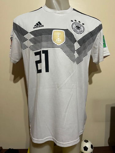 Camiseta Alemania Rusia 2018 Gundogan #21 Manchester City Xl