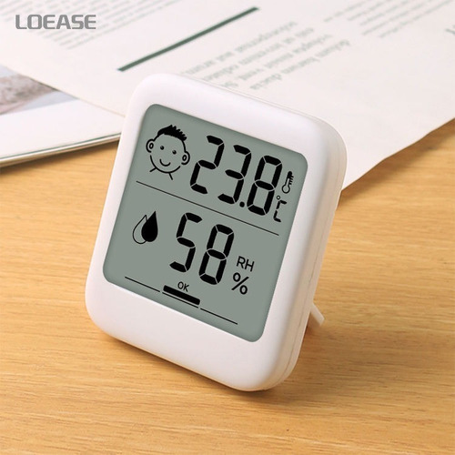 Imagen 1 de 6 de Termómetro Digital De Temperatura - Humedad Para Interiores