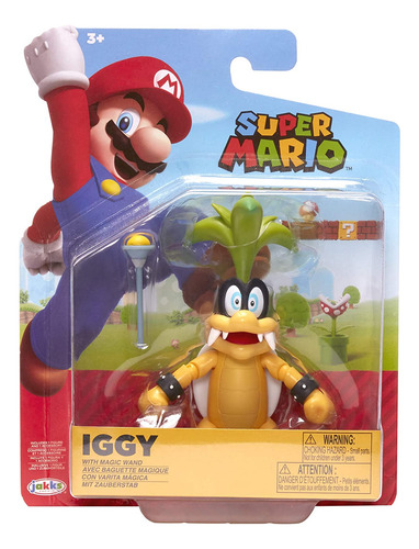 Super Mario Figura De Acción Articulada Coleccionable Iggy K