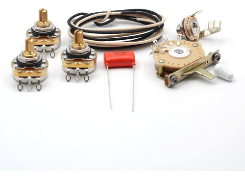 Kit De Cableado Deluxe Para Fender Strat - Tapa .047 - Strat