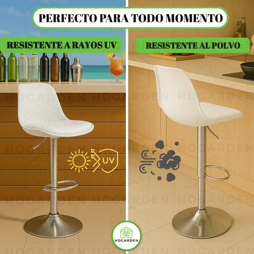 Banco Alto Eames 5 Kit Para Barra De Bar Y Cocina Moderno