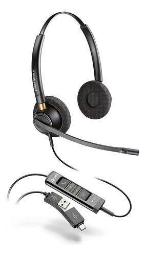Poly - Encorepro 525 usb-a Y Usb-c auriculares Protección Y