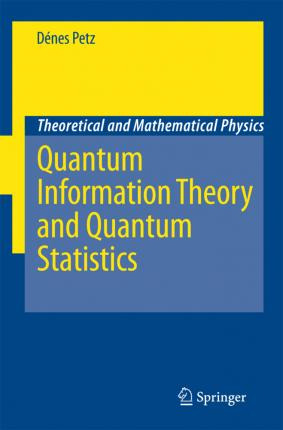Libro Quantum Information Theory And Quantum Statistics -...