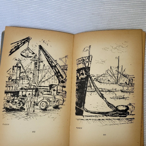 Imagen 9 de 10 de Buenos Aires En Tinta China Dibujo Attilio Rossi Losada 1951