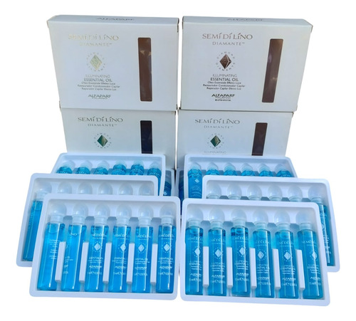 Ampollas Alfaparf Semi Di Lino Diamante X 24 Unid. 15ml C/u