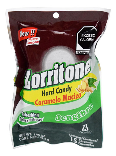 Zorritone Caramelo Jengibre 15 Caramelos Garganta Irritada