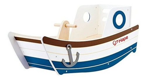 Galardonado Hape High Seas Niño De Madera Rocking Ride On