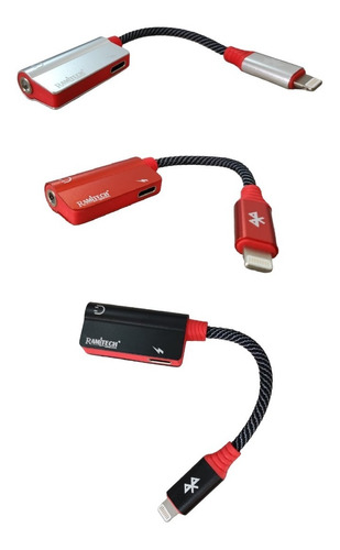 Adaptador Compatible Lightning Convertidor Audio Carga 