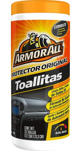 Protector Original Armorall Toallitas Para Interior Auto Usa