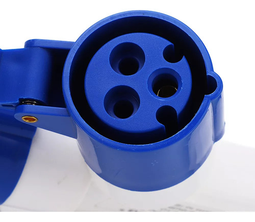 Plugue Industrial De 3 Conectores Multifuncional De 1 Entrad