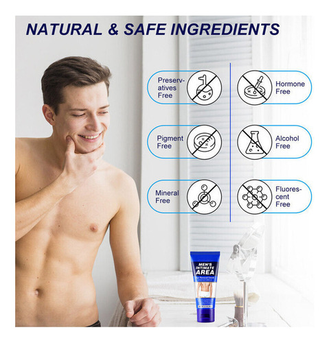 2 Unidades Creme Depilação 60 Ml Para Homens