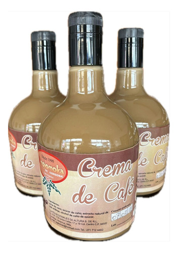 Crema De Cafe Regiomoka De Córdoba (3 Botellas De 750 Ml )