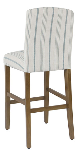 Homepop Classic Parsons Taburete De Bar Con Respaldo Alto De