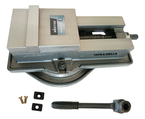Prensa De Precisión Para Cnc Base Giratoria 4 Pulgadas