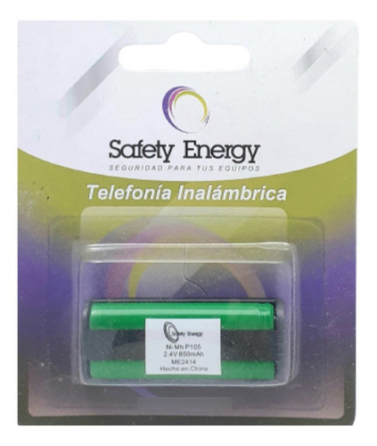 Imagen 1 de 4 de Bateria Hhr-p105 Safety Energy 2.4 V Panasonic 