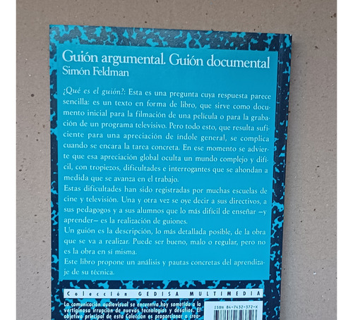 Guion Argumental.guion Documental .simon Feldman-edit.gedisa (Usado)