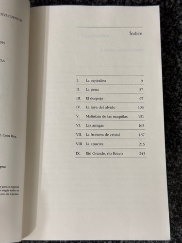 La Frontera De Cristal, Carlos Fuentes, Alfaguara, W,-1 (Usado)
