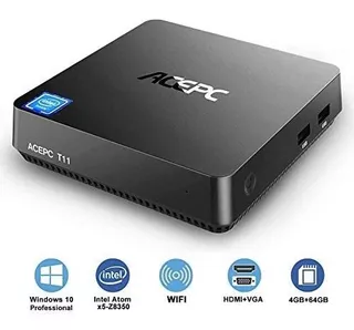 Mini Pc Windows 10 Intel Atom Z8350 4gb Ram 64gb Emmc