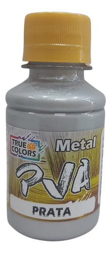 Tinta Pva Metálica True Colors 250 Ml Cor Prata