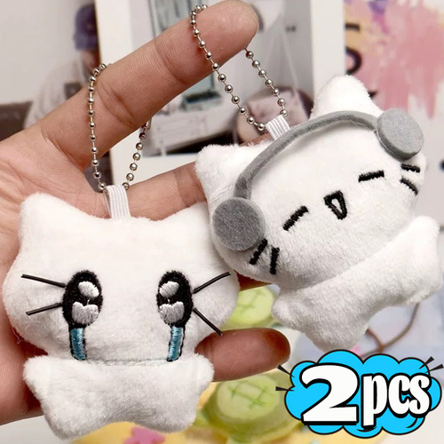 Llavero Con Forma De Muñeco De Peluche Con Forma De Gato Bon