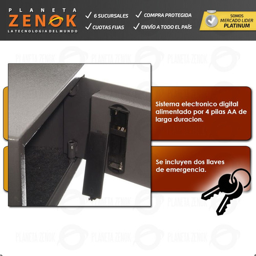 Caja Fuerte Seguridad Digital Teclado Hogar Oficina Segura Resistente Abulonar