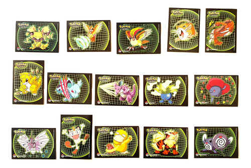 Figuritas Pokemon Máster Quest Lote 1 Son 15 Figuritas Poquemon Ninguno
