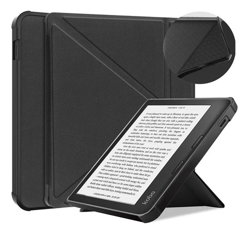 Funda Para Kobo Libra 2, Piel Sintética, Suave, Parte Traser