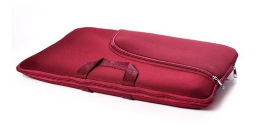 Imagem 3 de 3 de Capa Pasta Notebook C/ Bolso 16-17´´ Vinho Accer Dell Asus