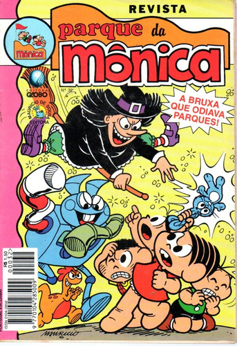 Revista Parque Da Monica 32 - Globo - Bonellihq Cx82 F21