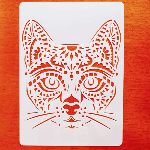 Kit 6 Stencil Animais Para Pintura Aerografia 21×30 Cm A4