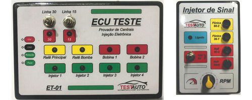Simulador Ecu + Injetor De Sinais Com Ajuste De Rotação 10x