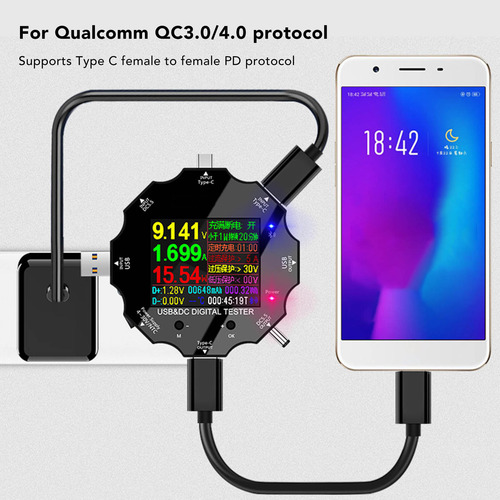 Medidor De Teste: Display Digital Usb, Voltímetro, Controle