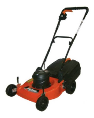 Imagen 1 de 2 de Cortadora de pasto eléctrica Nober RS 400 con bolsa recolectora de 0.7 hp y 220V color naranja/negro