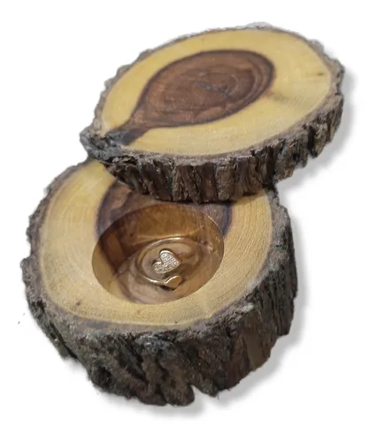 Cofre Porta Anillo De Madera