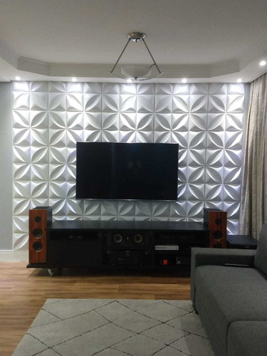 Imagem 5 de 10 de 13placas Poliestireno Ilove3d Revestimento Decorativo Petala