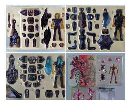 Lote Bonecos Cavaleiros Zodíaco Vintage E Cloth Myth Bandai (Usado)