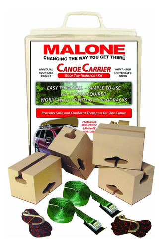 Malone Standard Foam Block Universal Car Top Canoa Carrier .